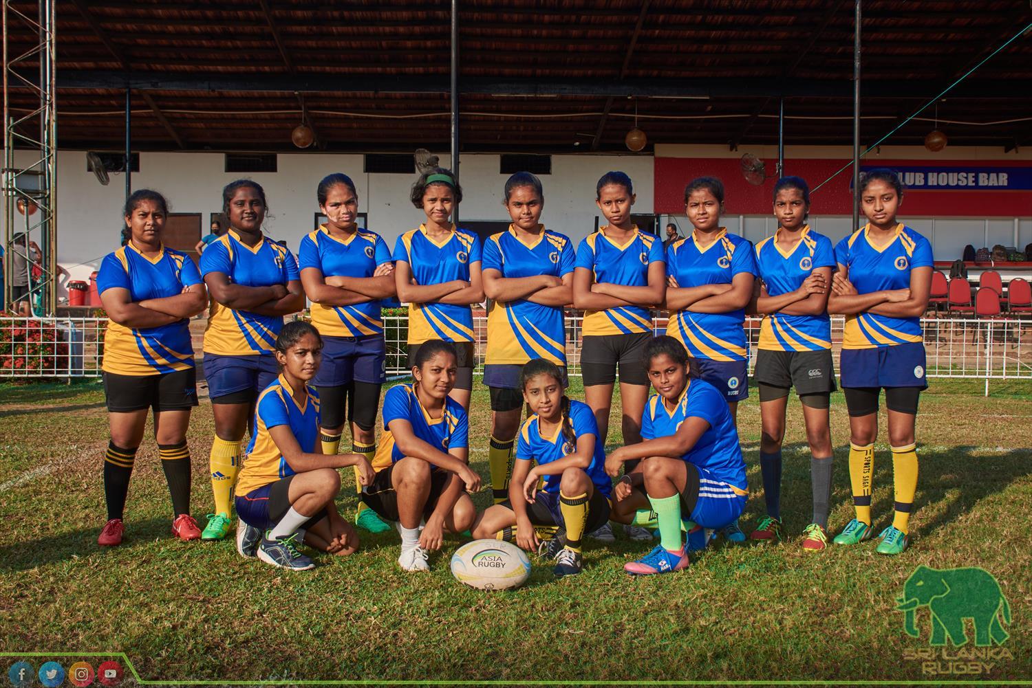 Sri Lanka Rugby official | Inter Schools Girls under 19 Tag Rugby Tournament for Empowered Women's Cup organised by SLR