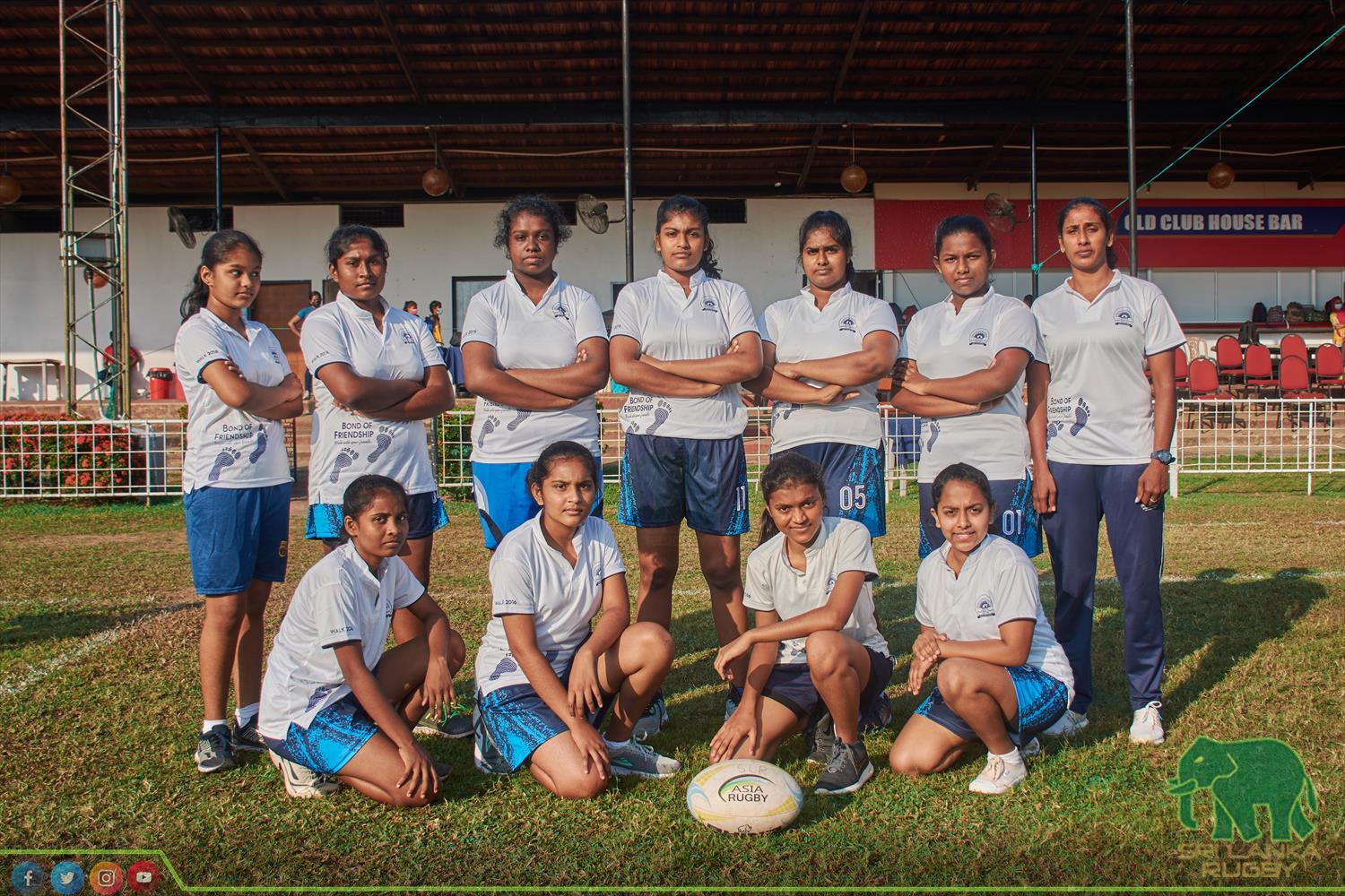 Sri Lanka Rugby official | Inter Schools Girls under 19 Tag Rugby Tournament for Empowered Women's Cup organised by SLR