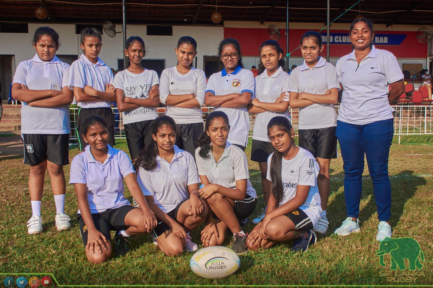 Sri Lanka Rugby official | Inter Schools Girls under 19 Tag Rugby Tournament for Empowered Women's Cup organised by SLR