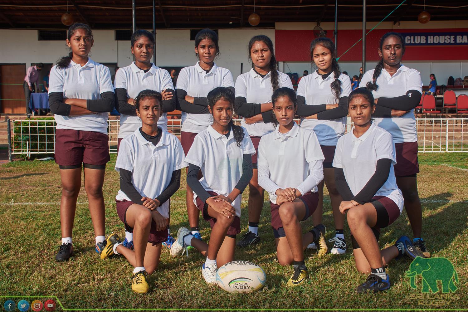 Sri Lanka Rugby official | Inter Schools Girls under 19 Tag Rugby Tournament for Empowered Women's Cup organised by SLR