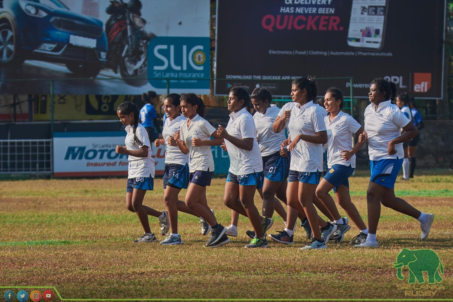 Sri Lanka Rugby official | Inter Schools Girls under 19 Tag Rugby Tournament for Empowered Women's Cup organised by SLR