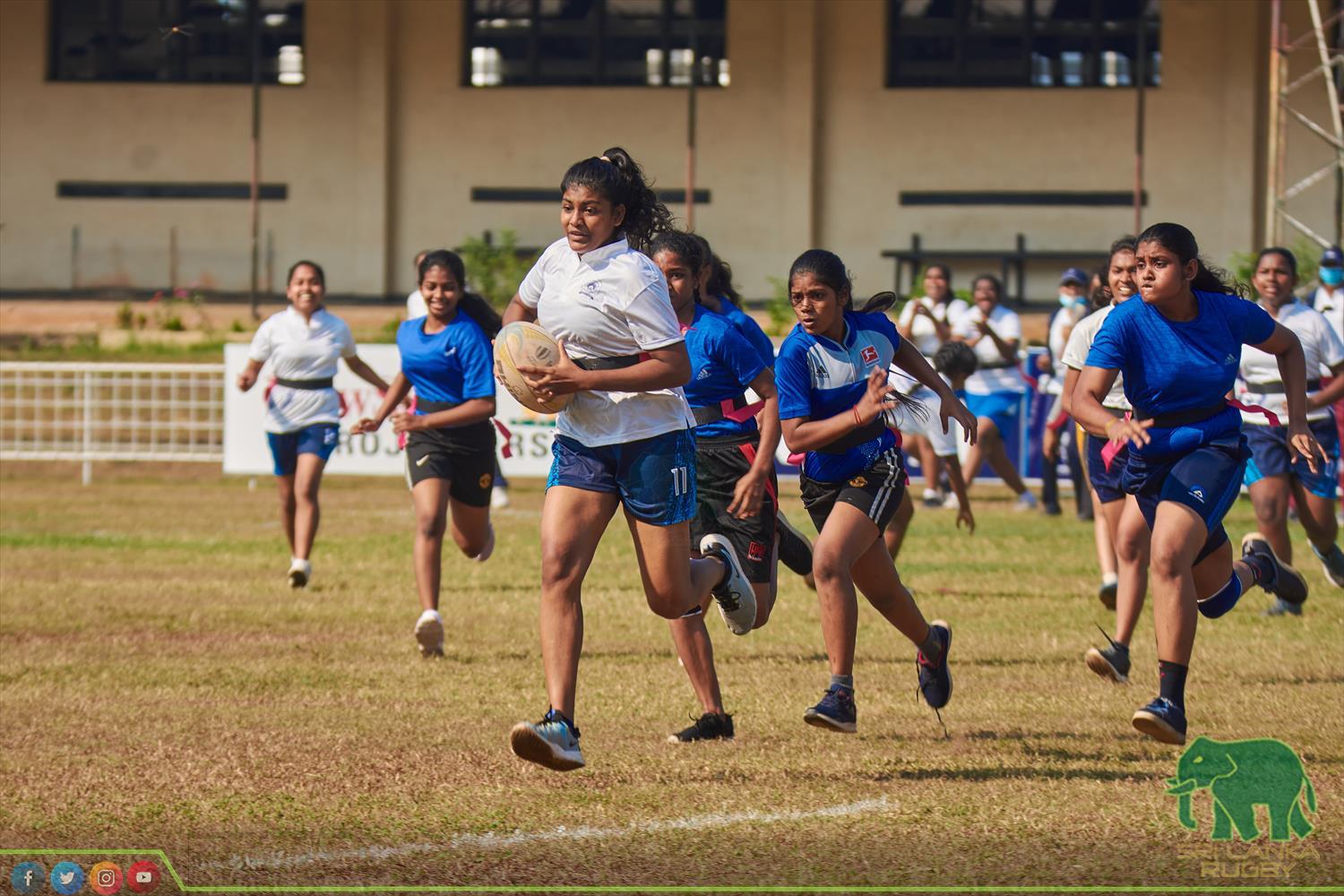 Sri Lanka Rugby official | Inter Schools Girls under 19 Tag Rugby Tournament for Empowered Women's Cup organised by SLR