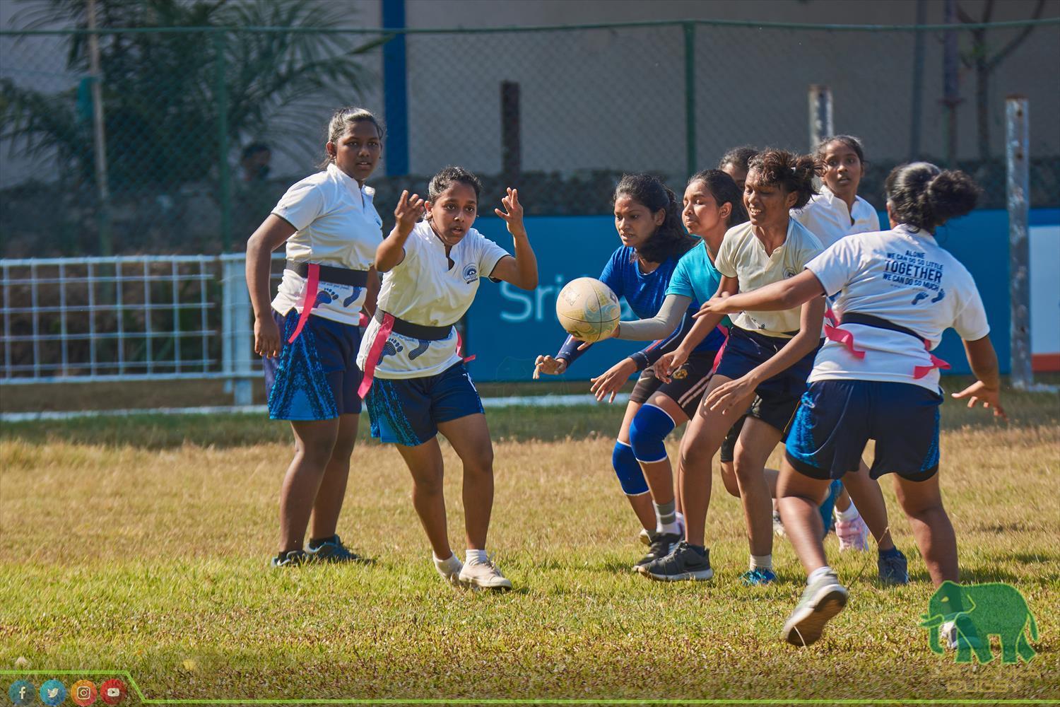 Sri Lanka Rugby official | Inter Schools Girls under 19 Tag Rugby Tournament for Empowered Women's Cup organised by SLR