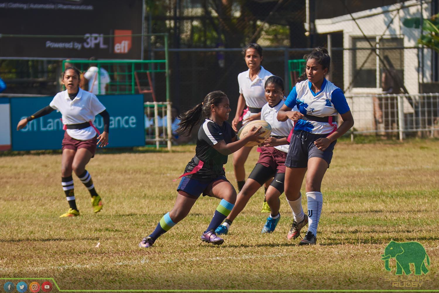 Sri Lanka Rugby official | Inter Schools Girls under 19 Tag Rugby Tournament for Empowered Women's Cup organised by SLR