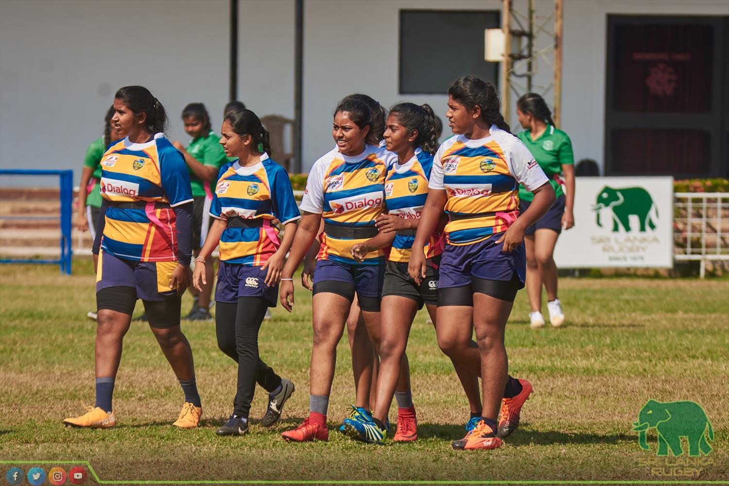 Sri Lanka Rugby official | Inter Schools Girls under 19 Tag Rugby Tournament for Empowered Women's Cup organised by SLR