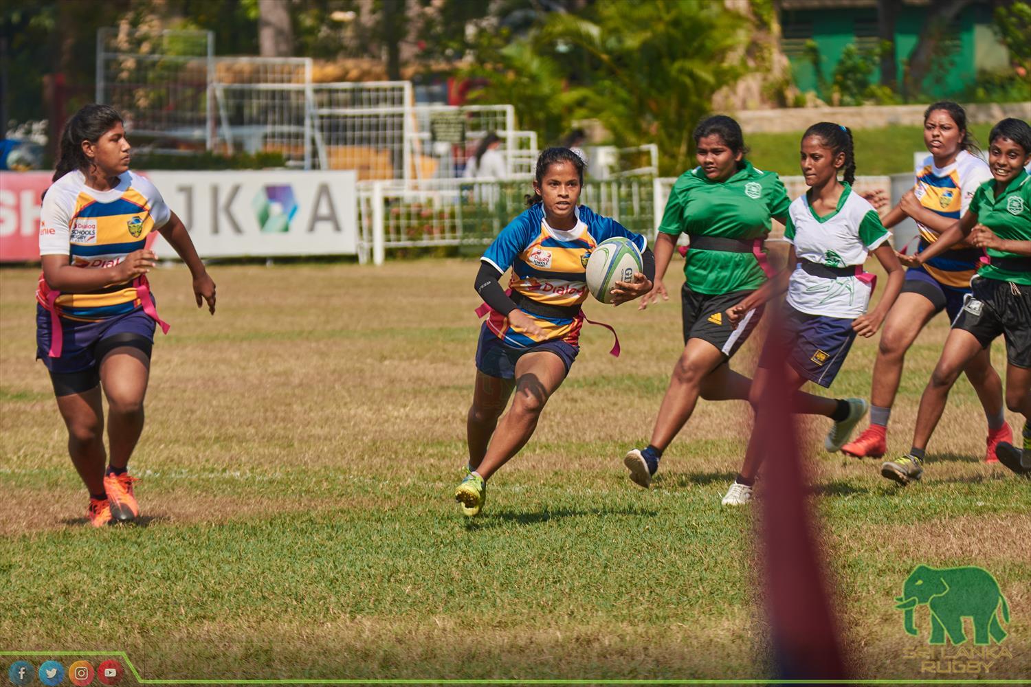 Sri Lanka Rugby official | Inter Schools Girls under 19 Tag Rugby Tournament for Empowered Women's Cup organised by SLR