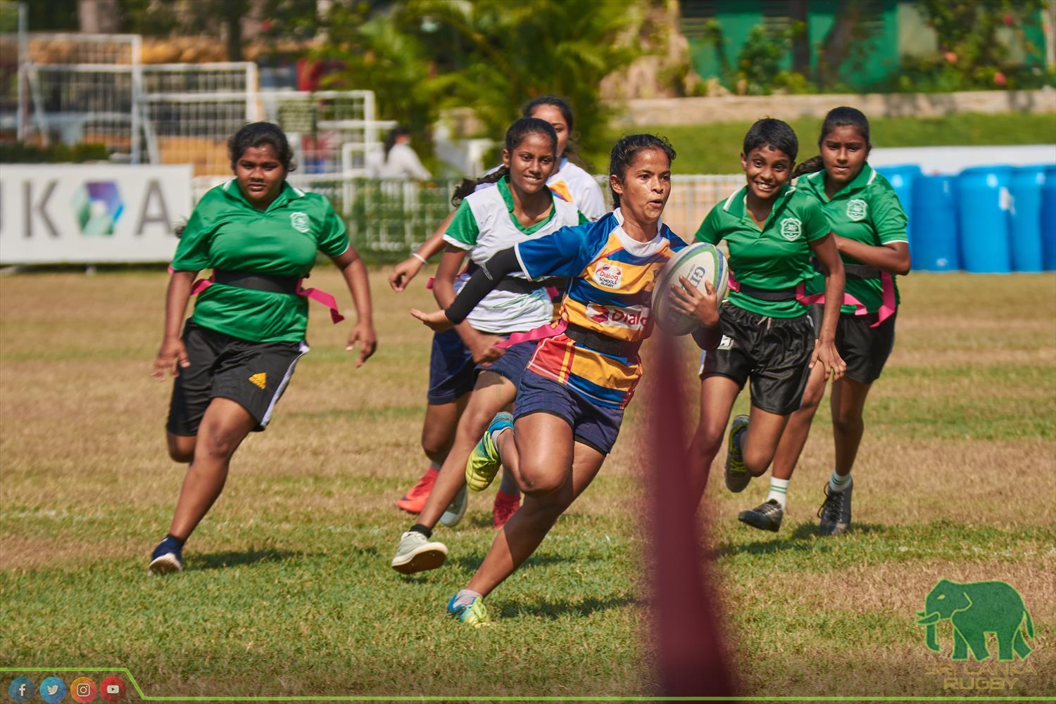 Sri Lanka Rugby official | Inter Schools Girls under 19 Tag Rugby Tournament for Empowered Women's Cup organised by SLR