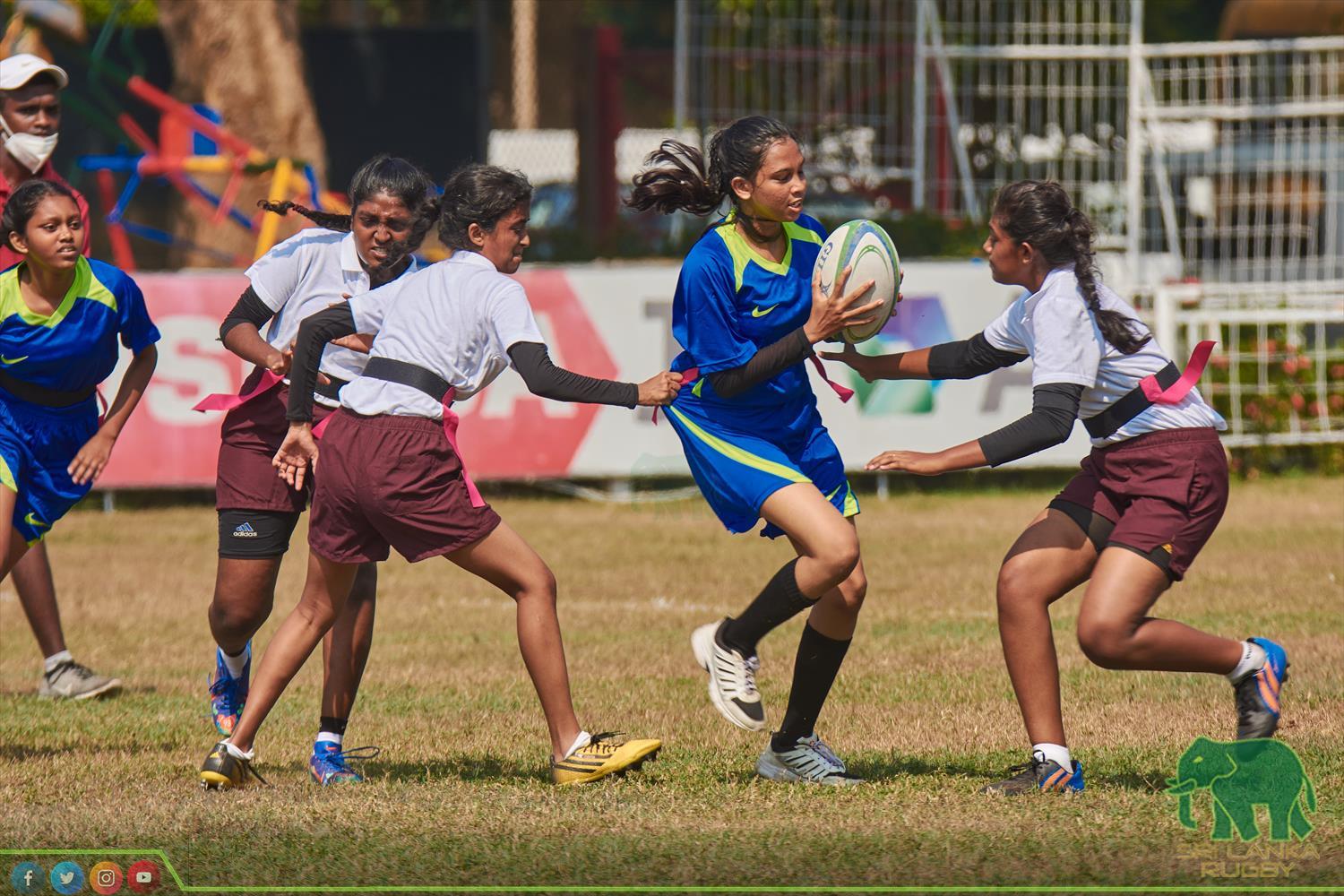 Sri Lanka Rugby official | Inter Schools Girls under 19 Tag Rugby Tournament for Empowered Women's Cup organised by SLR