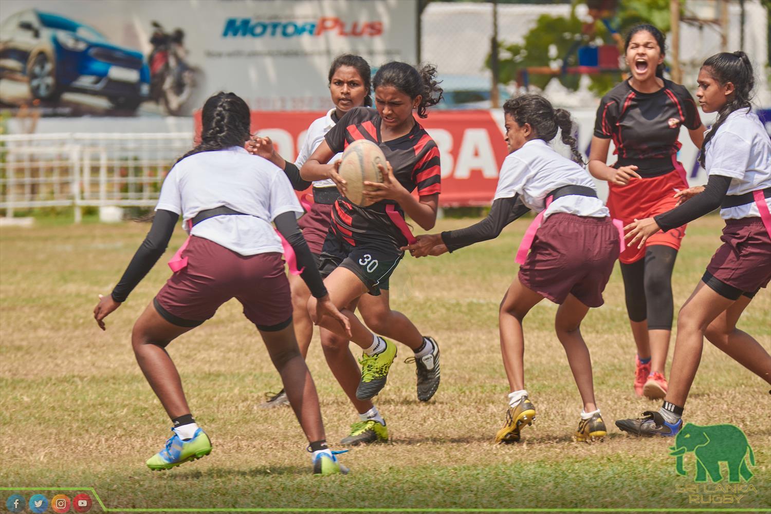 Sri Lanka Rugby official | Inter Schools Girls under 19 Tag Rugby Tournament for Empowered Women's Cup organised by SLR