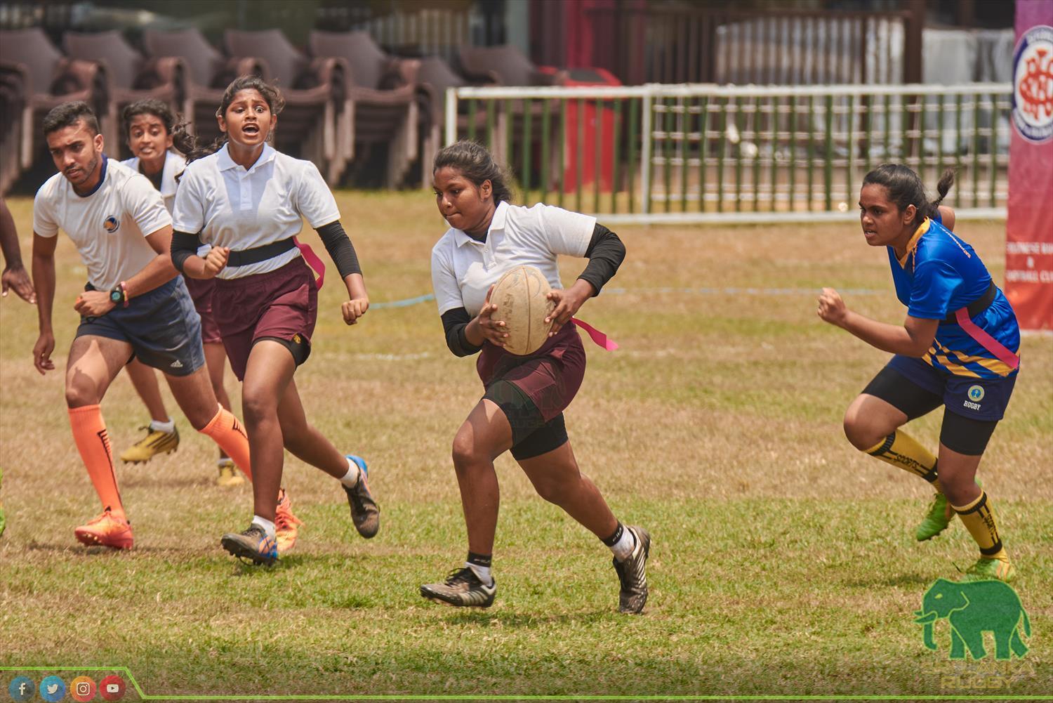 Sri Lanka Rugby official | Inter Schools Girls under 19 Tag Rugby Tournament for Empowered Women's Cup organised by SLR