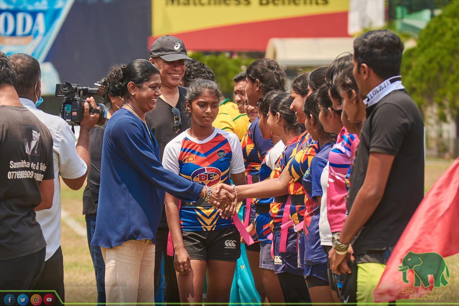 Sri Lanka Rugby official | Inter Schools Girls under 19 Tag Rugby Tournament for Empowered Women's Cup organised by SLR