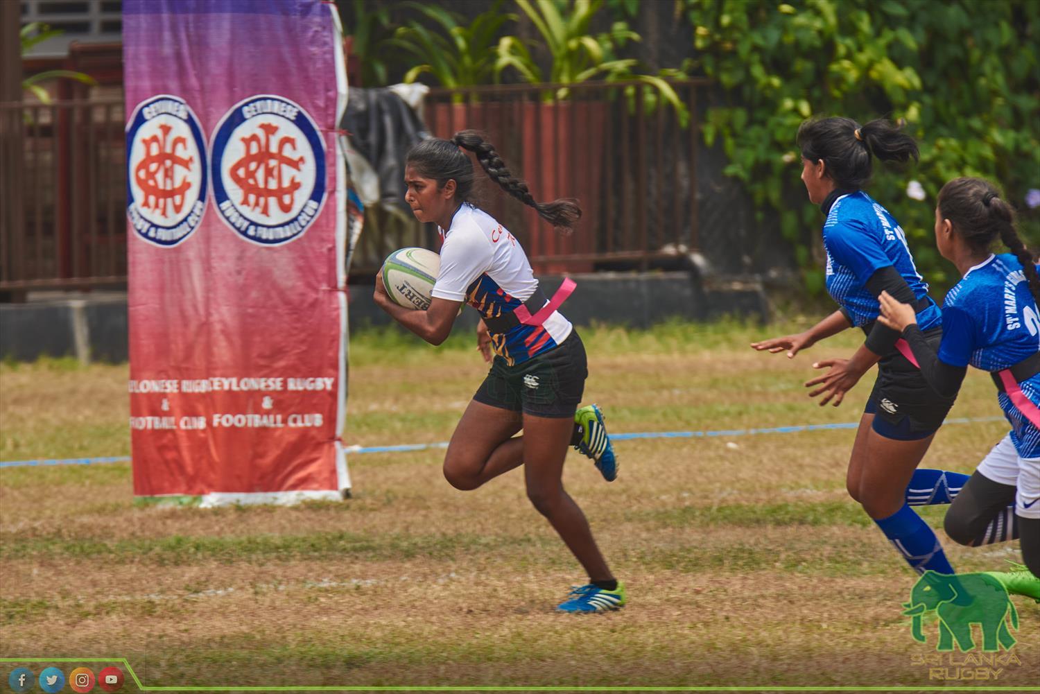 Sri Lanka Rugby official | Inter Schools Girls under 19 Tag Rugby Tournament for Empowered Women's Cup organised by SLR