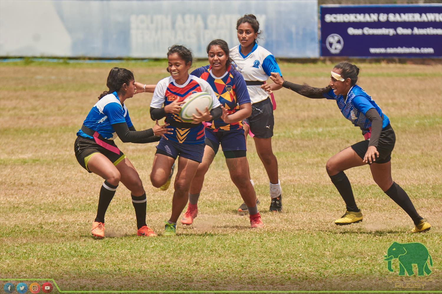 Sri Lanka Rugby official | Inter Schools Girls under 19 Tag Rugby Tournament for Empowered Women's Cup organised by SLR