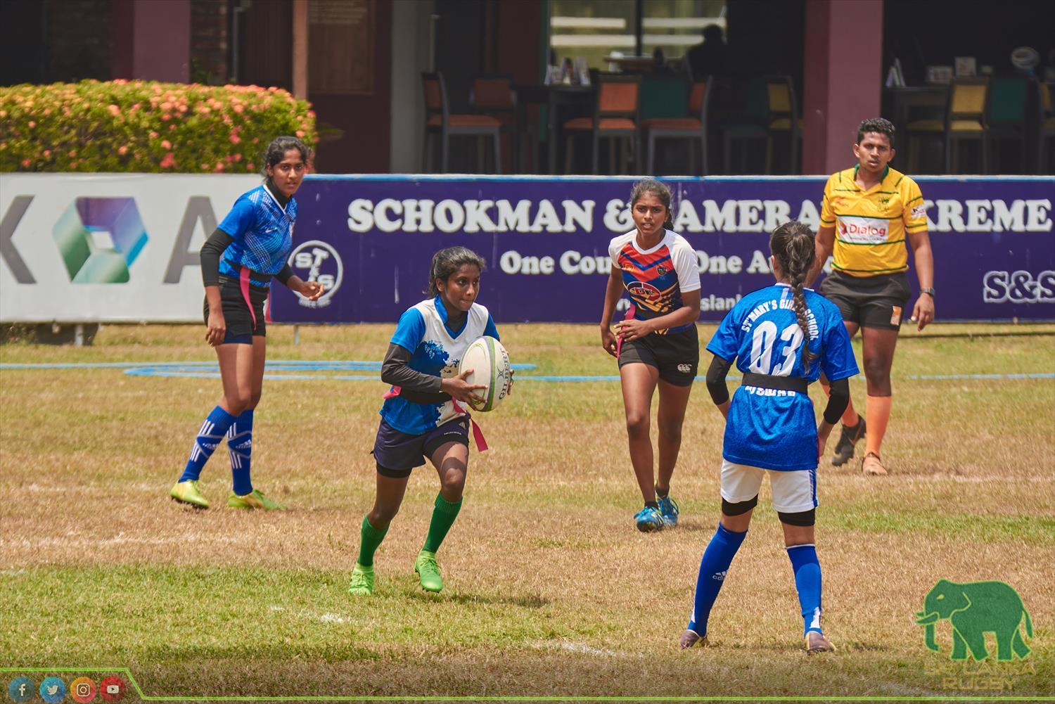 Sri Lanka Rugby official | Inter Schools Girls under 19 Tag Rugby Tournament for Empowered Women's Cup organised by SLR