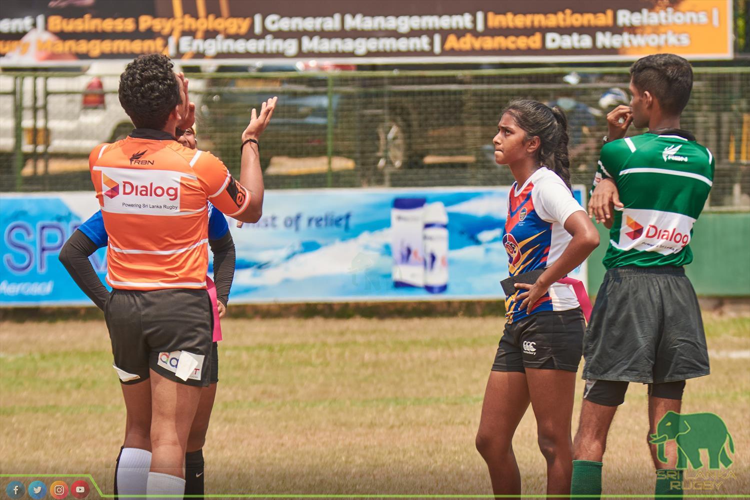 Sri Lanka Rugby official | Inter Schools Girls under 19 Tag Rugby Tournament for Empowered Women's Cup organised by SLR