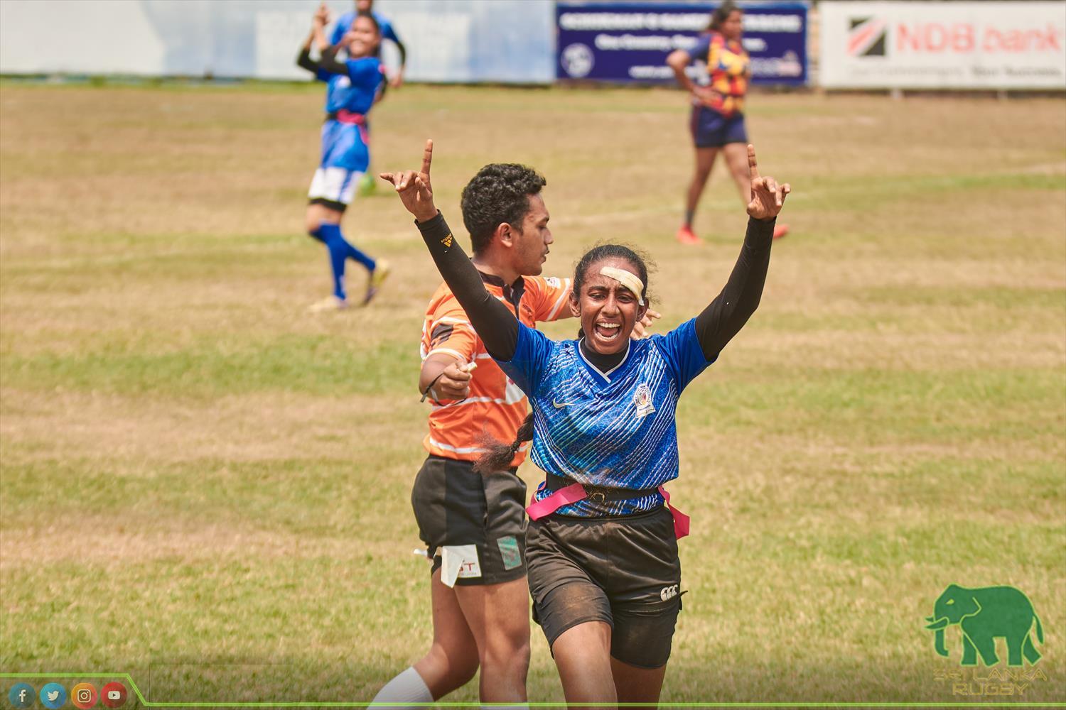 Sri Lanka Rugby official | Inter Schools Girls under 19 Tag Rugby Tournament for Empowered Women's Cup organised by SLR