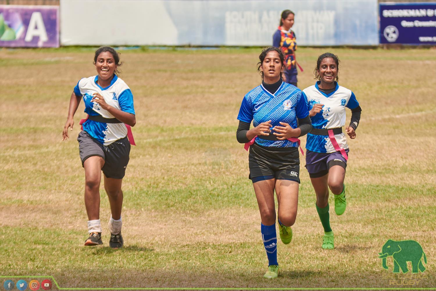 Sri Lanka Rugby official | Inter Schools Girls under 19 Tag Rugby Tournament for Empowered Women's Cup organised by SLR