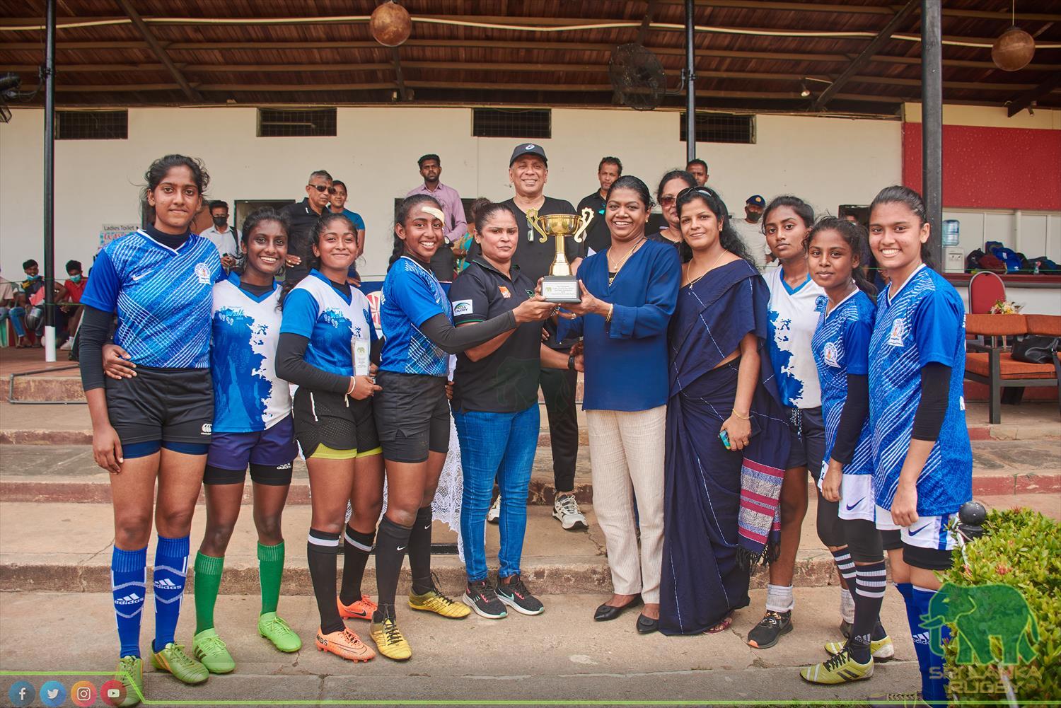 Sri Lanka Rugby official | Inter Schools Girls under 19 Tag Rugby Tournament for Empowered Women's Cup organised by SLR