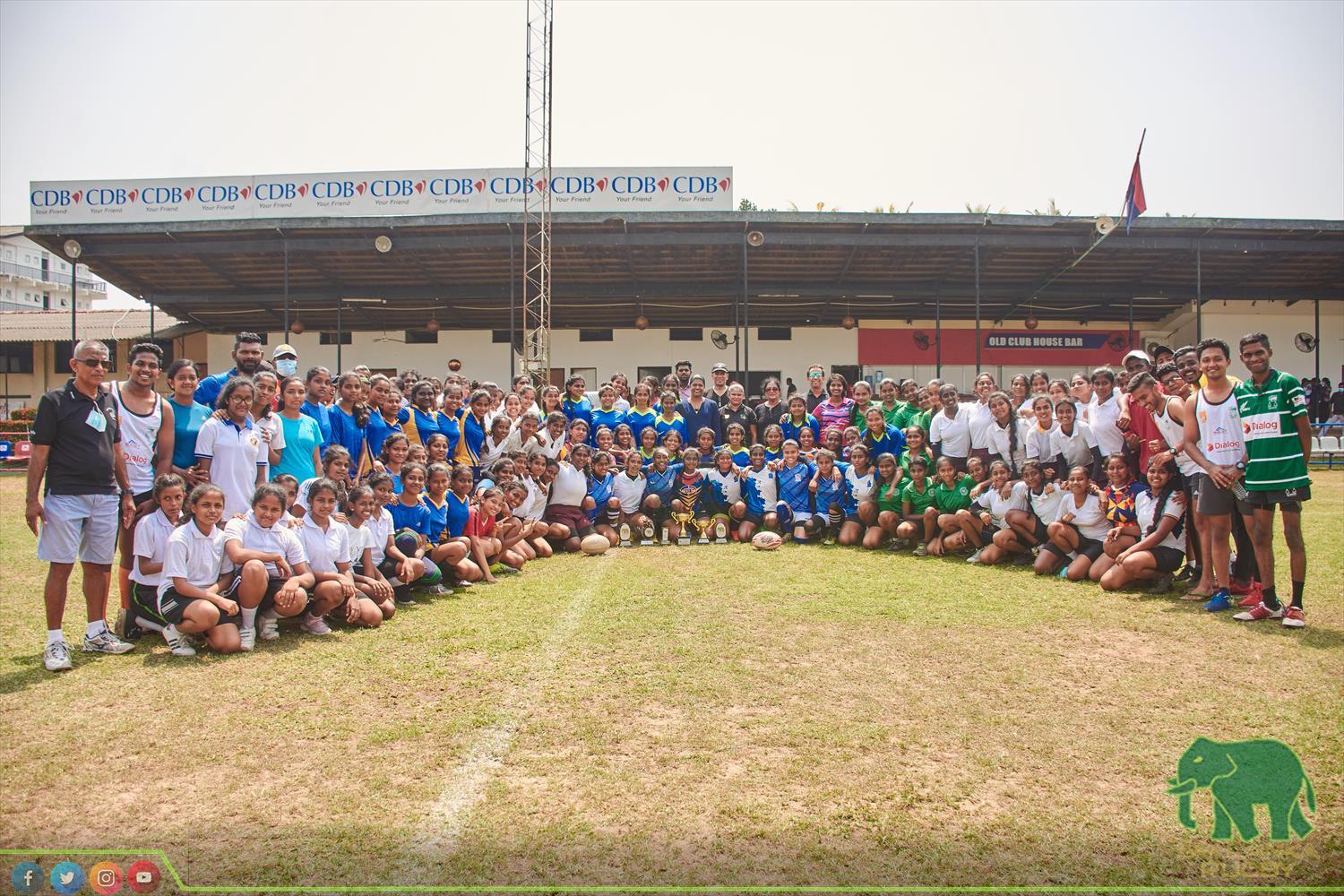 Sri Lanka Rugby official | Inter Schools Girls under 19 Tag Rugby Tournament for Empowered Women's Cup organised by SLR