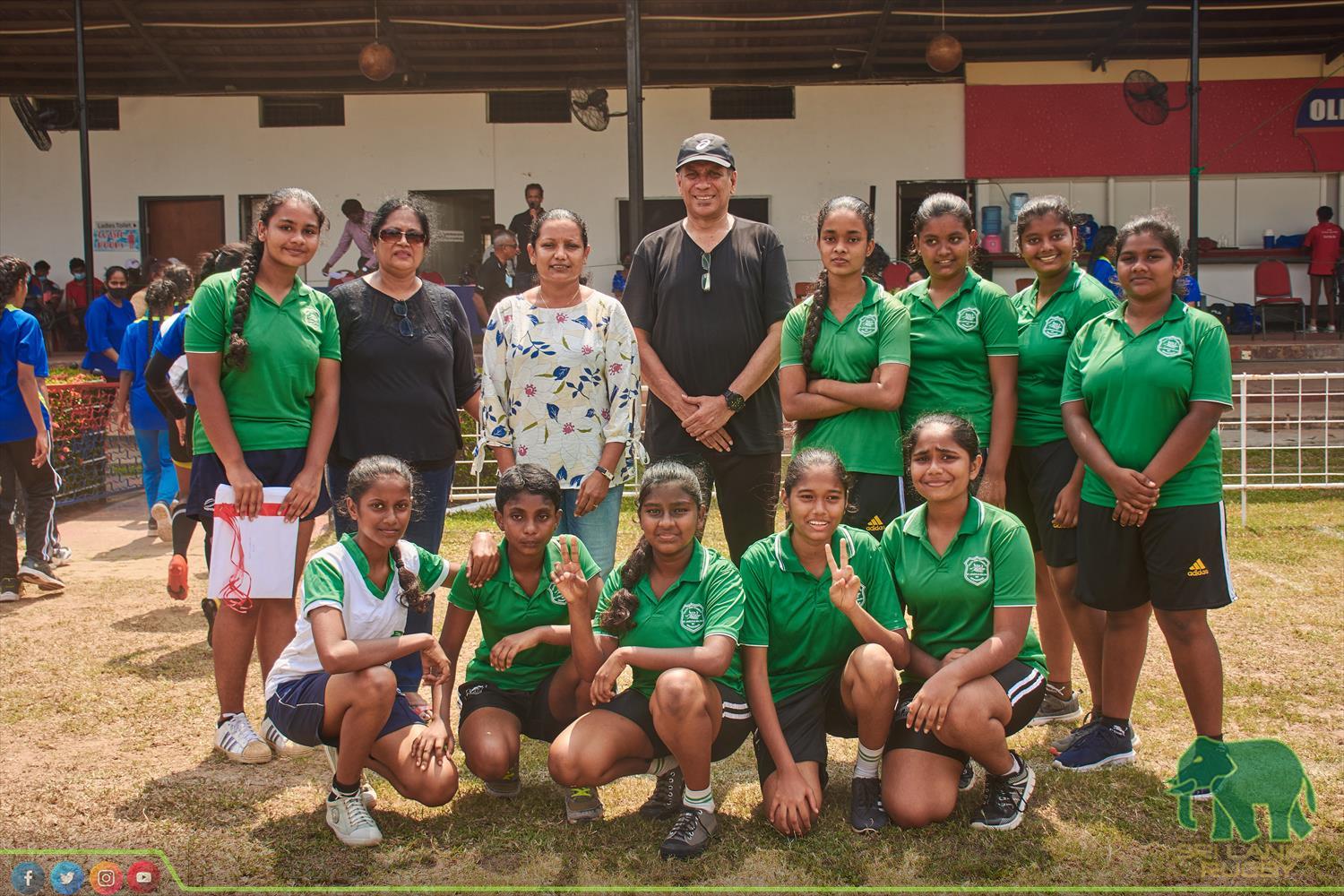 Sri Lanka Rugby official | Inter Schools Girls under 19 Tag Rugby Tournament for Empowered Women's Cup organised by SLR