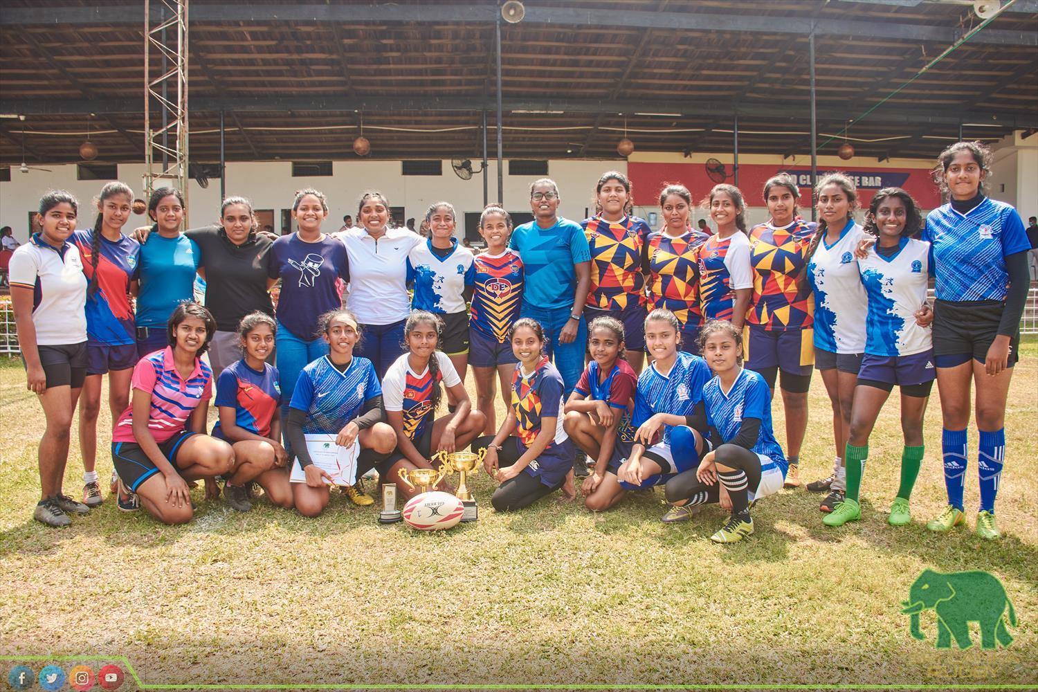 Sri Lanka Rugby official | Inter Schools Girls under 19 Tag Rugby Tournament for Empowered Women's Cup organised by SLR