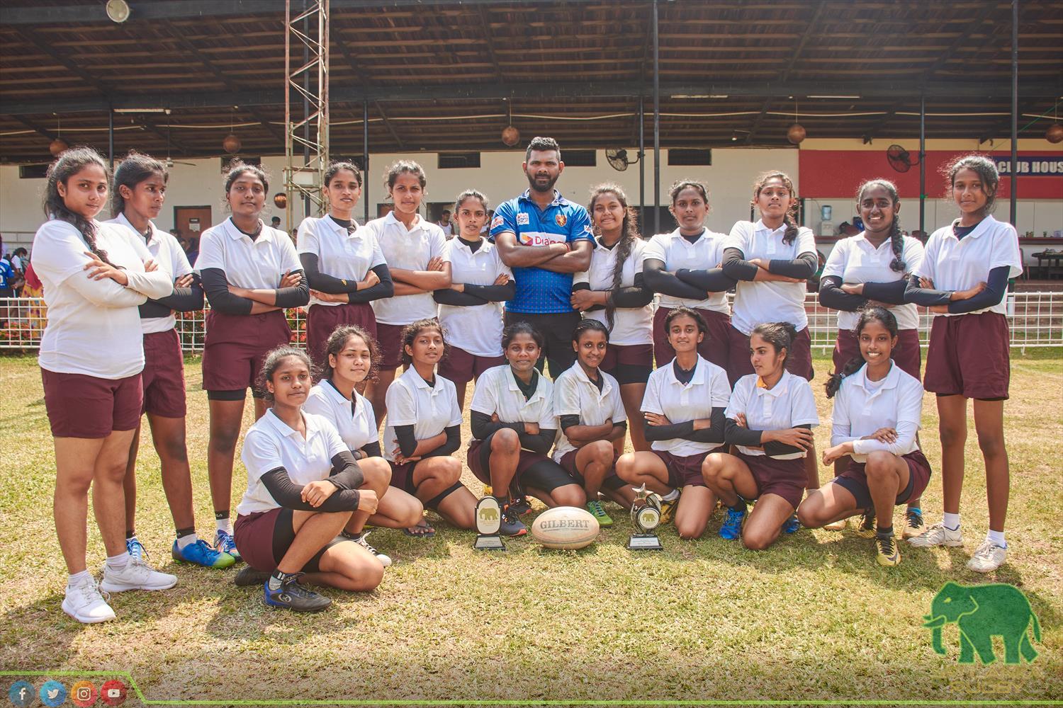 Sri Lanka Rugby official | Inter Schools Girls under 19 Tag Rugby Tournament for Empowered Women's Cup organised by SLR