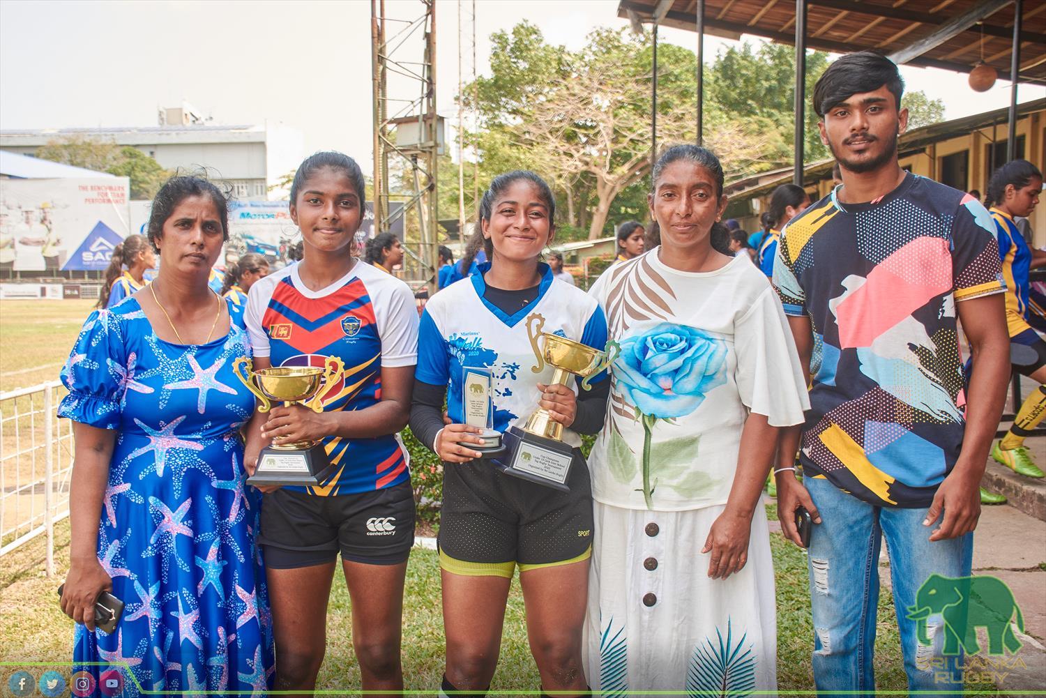 Sri Lanka Rugby official | Inter Schools Girls under 19 Tag Rugby Tournament for Empowered Women's Cup organised by SLR