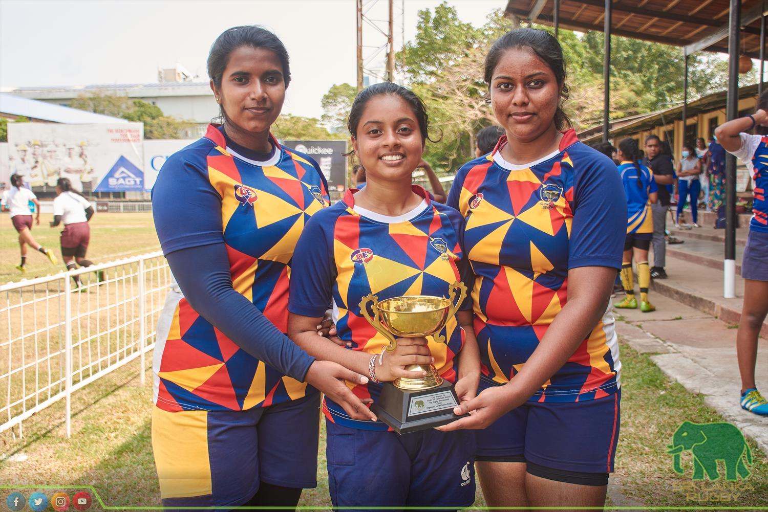 Sri Lanka Rugby official | Inter Schools Girls under 19 Tag Rugby Tournament for Empowered Women's Cup organised by SLR